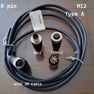 M12 Connector 8 Pin