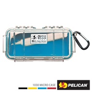 【PELICAN】1030 Micro Case 微型防水氣密箱 透明 藍 公司貨