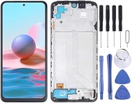 Cellphone Screen replacement OLED Material LCD Screen and Digitizer Full Assembly With Frame for Xiaomi Redmi Note 10 4G / Redmi Note 10s 4G / Redmi Note 11 SE India/Poco M5s M2101K7AI M2101K7AG M2