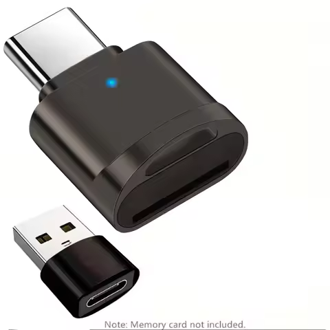TF Card Reader, USB C to SD Card Reader,USB C Card Reader,Type C TF Memory Card Reader for IPhone 15