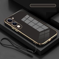 Vivo Y19s GT Y04 Y04s Y36 Y27 Y27s Y29 V50 Y19s V50 Lite iQOO Z9 Z9x V23 V25 V25e Softcase Plating S