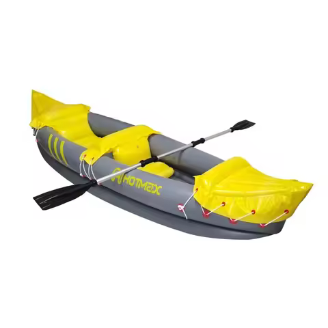 Vanace Canoe Kayak Ocean Water Sport 2 Person Inflatable Foldable Canoe Kayak for Adults Beginners F