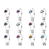 S925 Sterling Silver Ring December Birthstone Ring Female Ring