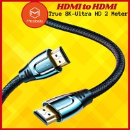 【1YrWarranty】HDMI to HDMI Cable 2.1 8K 3D HiFi 4K 8K 60Hz 4K 120Hz Video Cable For Phone To TV