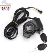 Strongaroetrtr 12V/24V/36V/48V/60V/72V Throttle Ebike With Battery Power Display Thumb Grips VN
