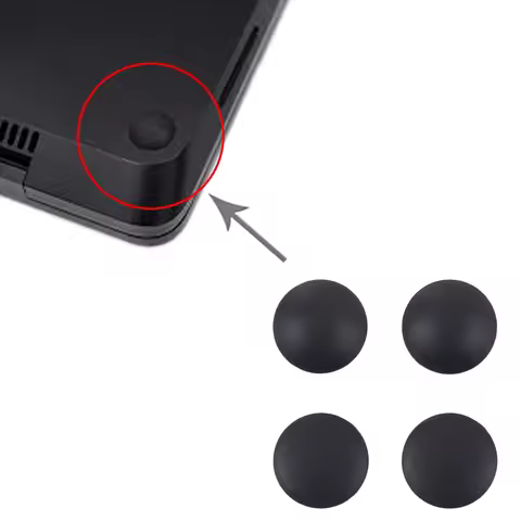 4 pcs for Microsoft Surface Laptop 3 / Laptop 4 Bottom Case Rubber Mats Anti-skid Rubber Cushion Rub
