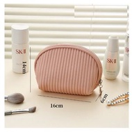 化妝包 手拿包【半圓包【粉色】