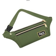 [Multifunctional Waist Bag] Embroidered Outdoor Sports Waterproof Thick Style Trendy Fashion Invisib