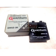 ▪▽QUANTUM MOTORCYCLE 5L BATTERY QM5Z-3B (12N5-3B) Maintenance free