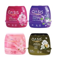 OASIS NATURAL AIR FRESHENER GEL PINK BLOSSOM / RELAXING PURPLE / SAKURA & PEONY 200G