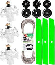 Deck Rebuild Kit for Spindles Blades Pulley Belt To ro Time Cutter Z5000 Z5020 Z5030 Includes 3 Spin
