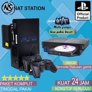 PS2 FAT NA MATRIX 160GB MULTI FUNGSI BISA PAKAI KASET