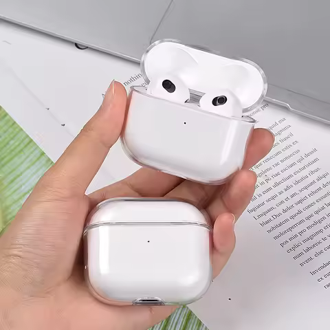 Crystal Earphones Case For Apple AirPods Pro 2 Silicone Transparent Protective Cover For Air Pods 3 