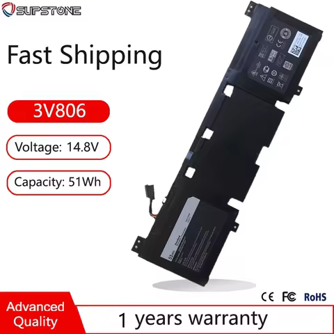 New 3V806 N1WM4 Laptop Battery For Dell Alienware 13 R1,R2, QHD,ALW13ED-1508,ALW13ER-1708,AW13R2-100