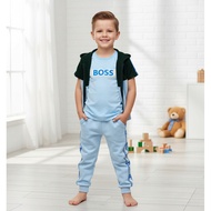 VN A672 | A|O Kids 3-Piece Outfit Set | Hoodie Jacket + T-Shirt + Jogger Pants | Casual Wear