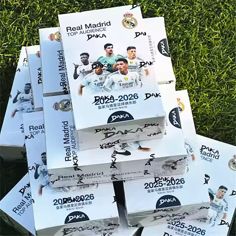 Daka Messi Mbappe Yamal Football Collection Card 2025-2026 Real Madrid Barcelona Manchester Juventus