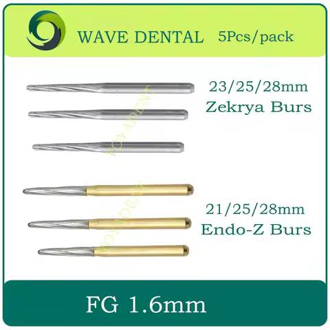 WAVE Dental Burs Tungsten Carbide Bur Endo-Z/zekrya Burs FG 1.6mm FG151 FG152 For High Speed Handpie