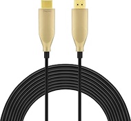 NÖRDIC HDMI-F010 10m Fibre Optic Cable, Active AOC HDMI 2.0 4K 60Hz Optical Fibre Cable High Speed 1