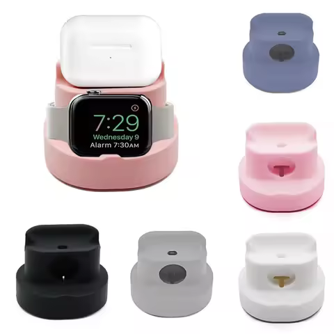 3 in 1 Watch Charger stand Dock for Apple Watch Series 9/8/7/6/5/4/3/2/1 Charger Stand for Airpods P