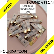 100% ESTEE LAUDER Double Wear Foundation 5ml Trial Pack - Travel Size