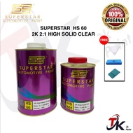 SUPERSTAR HS 60 2K 2:1 HIGH SOLID CLEAR & HS 601 2K 2:1 HIGH SOLID ACTIVATOR  **READY STOCK**
