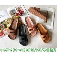 《BiuBiu》korean women shoes fashion rubber slippers(add one size)