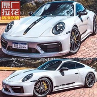 Suitable for Porsche 992 Car Stickers Garland 911Carrera Targa Modified Decoration Hood Side Skirt S