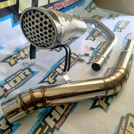 Racing Exhaust R9H2 Fullsytem PNP Cbr r15 byson Vixion Mx king 150cc all motorbikes