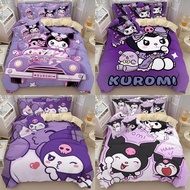 kuromi 床單套裝 被套 枕頭袋 家居 實用 枕頭套 枕套 my melody 公仔 床單 公仔 kuromi公仔 床上用品 melody 日用 實用 禮物 送禮 生日禮物 聖誕禮物 新年禮物 三