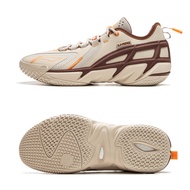 Li-Ning ผู้ชาย BADFIVE 4.5 นอกสนามรองเท้าบาสเก็ตบอลบูมเบาะสวมใส่ LiNing TUFF OS รองเท้าผ้าใบรองเท้าก