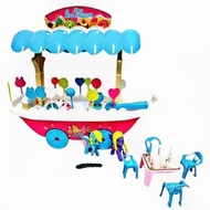 Mainan Anak Edukasi Gerobak Es Krim Plus Kuda Poni Super Besar Mainan