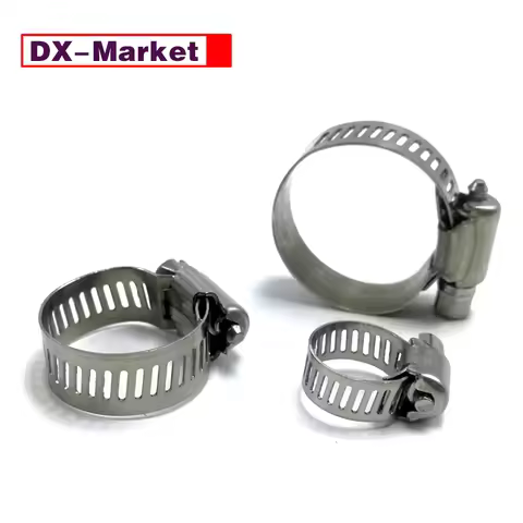 316 Stainless Steel Hose Clamp Hoop , SUS316 Tube Fasteners ,C009