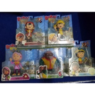 5 set of Boboiboy (  boboiboy tanah , boboiboy angin , gopal , yaya , ying )