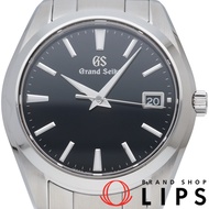 精工 Grand Grand Seiko石英 40mm Heritage 系列 SBGV223/9F82-0AF0 不鏽鋼男士腕錶，黑色，拋光，成色極佳 [二手]