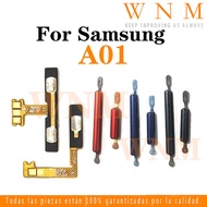 For Samsung Galaxy A01 A015 Power button flex on / off Switch Button Side Key Volume Up Down Flex Ca