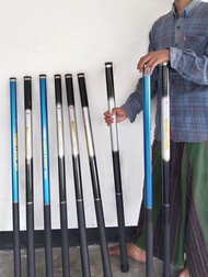 Tegek Bendera Sholawatan panjang 10 meter kaku Joran Tegek Pancing kuat