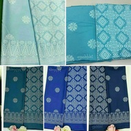 Kain Pasang Songket Bunga Tabur (Printed)- Blue (Baby Blue, Sky, Royal, Navy, Teal) &amp; Green (Mint, Pine, Emerald, Olive)