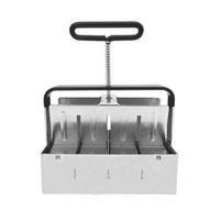 Soil Blocking Tool 4 Cell Manual Soil Blocker Maker Mold Blocking Tool with Soil Block Mold Garden Seeding Tools for Potting Soil Germination and Outdoor Plants expedient