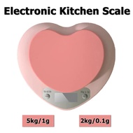 5kg/1g 2kg/0.1g Timbangan Dapur Elektronik Pelbagai Fungsi Skala Pembakar Dapur Merah Jambu Timbanga