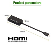 Kabel HDMI MHL Dari HP Ke TV Led Micro USB To HDMI Converter Untuk HP Android