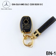 Banza Car Key Case Gourd For Mercedes Benz CLA Glla GLK AMG GLC C C200 B200 S Class Keychain