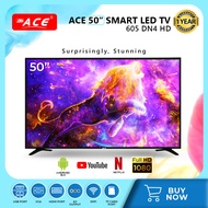ACE 50" Smart Google TV DN4 (Android 12 Netflix Youtube Chromecast BT ISDB)