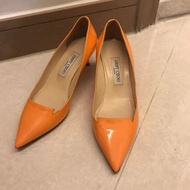 Jimmy Choo 橙色高跟鞋 高踭鞋 made in Italy orange women high heels size 38