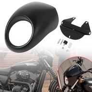 Universal Retro Cafe Racer Style Handlebar Fairing Fit 7 Inch Headlight