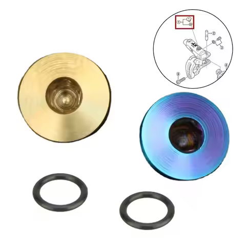 For-SHIMANO Bike Bicycle Bleed Screw With O-Ring For-SHIMANO XT SLX Titanium Hydraulic Disc Brake Sc