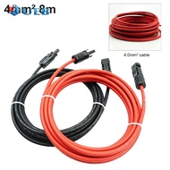 Solar Panel Extension Cable Wire 12/10 AWG Solar Panel Adapter Kit 6/4mm2 Photovoltaic Cable with Ma