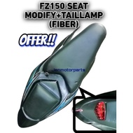 FZ150 SEAT BLUE+TAILLAMP FZ150 MODIFY SEAT#Cover Set #Set Belakang shj #Fiber