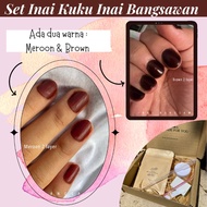 Inai Kuku Inai Serbuk Viral Inai Maroon