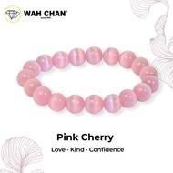 WAH CHAN Pink Cherry Crystal Bracelet
