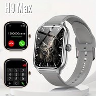 H9 Max Smart Watch Wireless Calls Music Control Sport Mode in One Device Rechargeable Silicone Strap